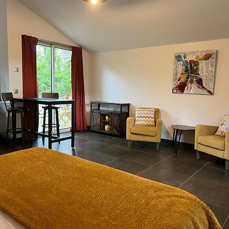 Le Mazet, Studio Avec Terrasse Et Acces Piscine Saint Alban Auriolles Екстериор снимка