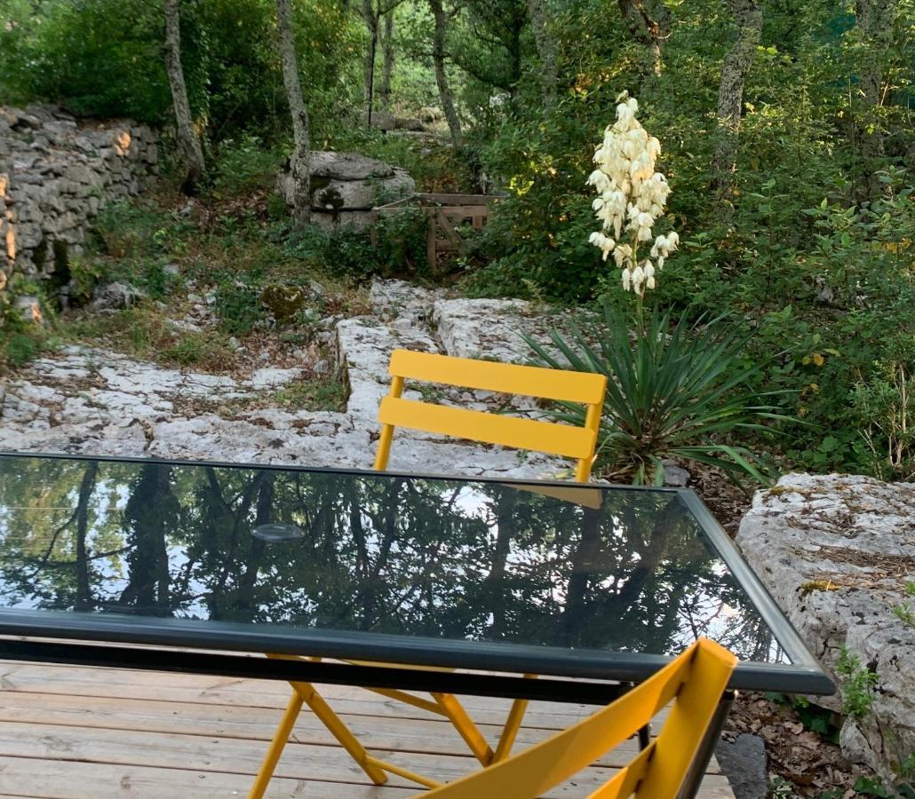 Le Mazet, Studio Avec Terrasse Et Acces Piscine Saint Alban Auriolles Екстериор снимка